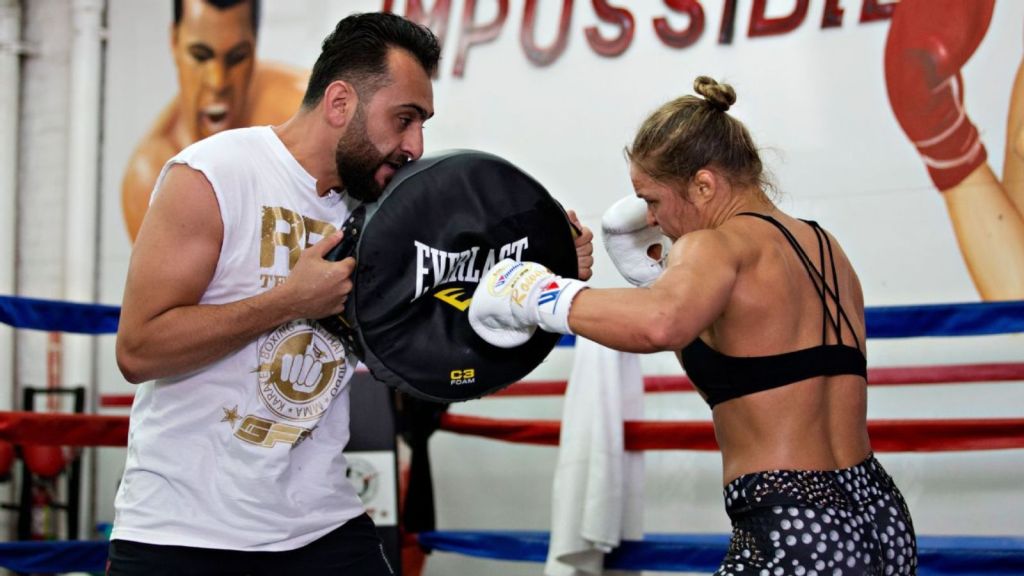 Edmond Tarverdyan Training with Ronda Rousey